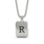 Initial Necklace "Tag"