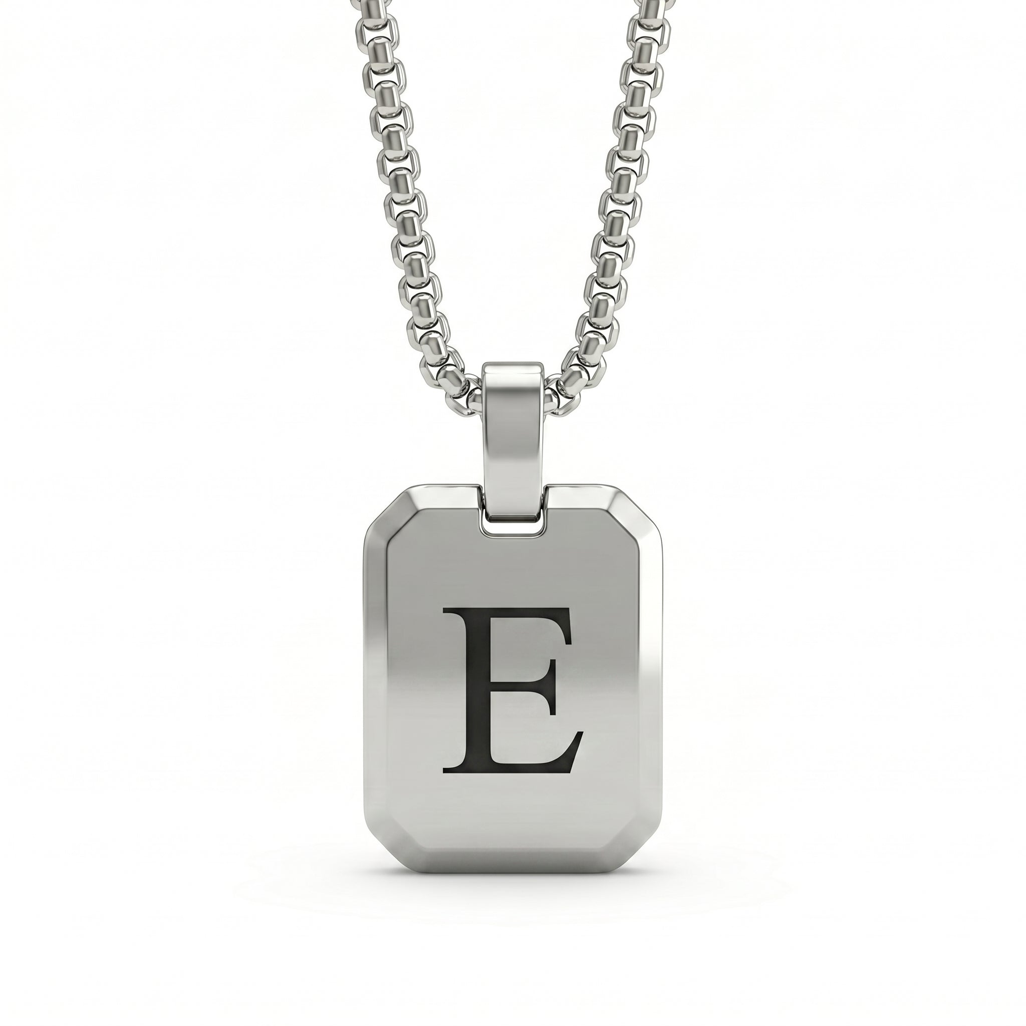 Initial Necklace "Tag"