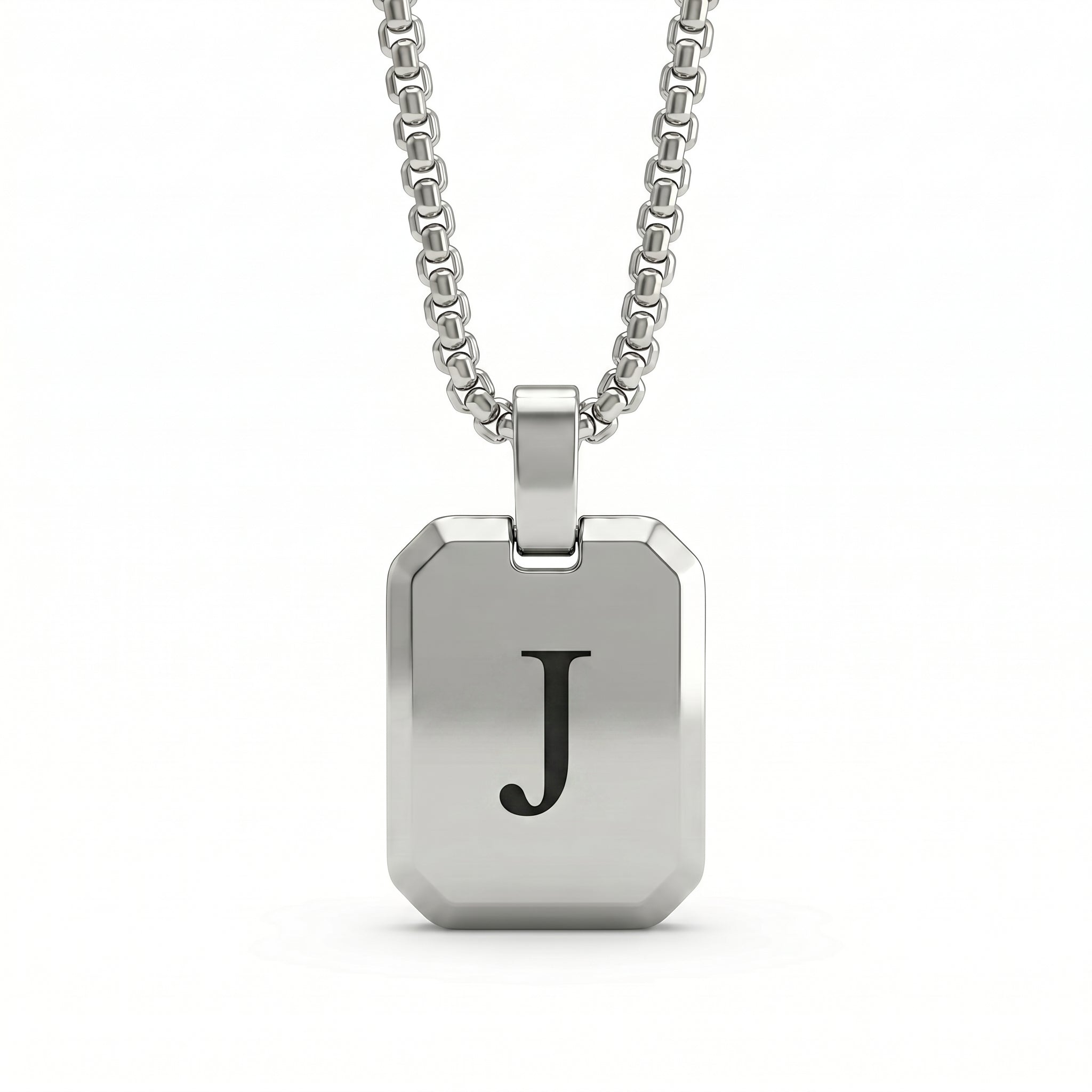 Initial Necklace "Tag"