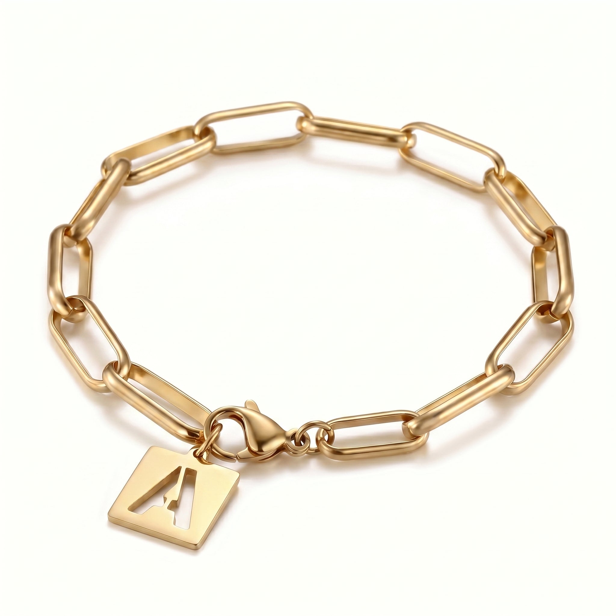 Initial Bracelet "Crest"