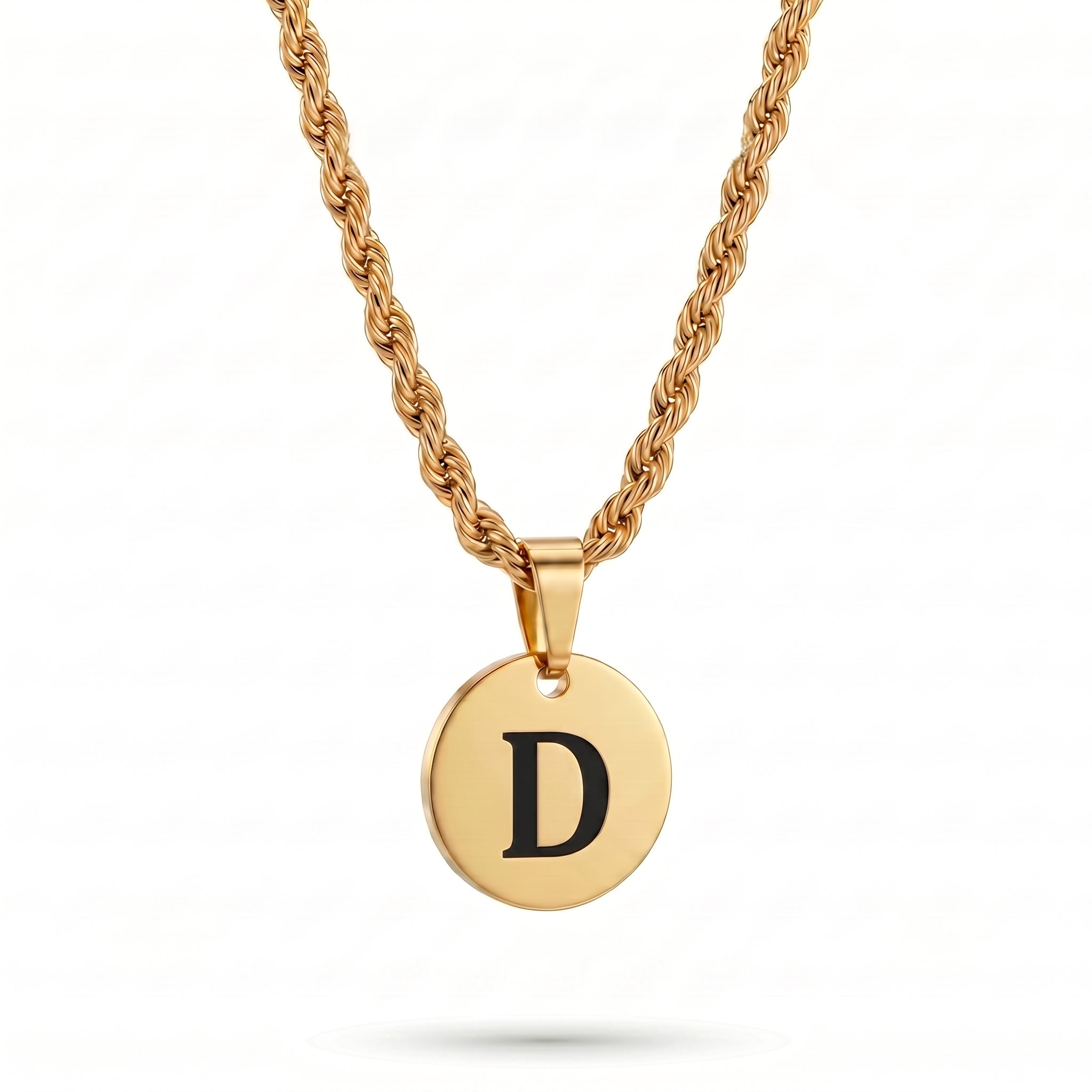 Initial Necklace "Medallion"