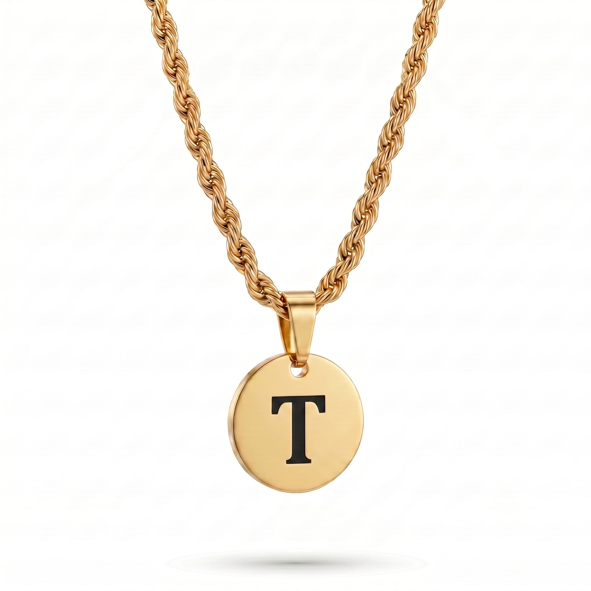 Initial Necklace "Medallion"