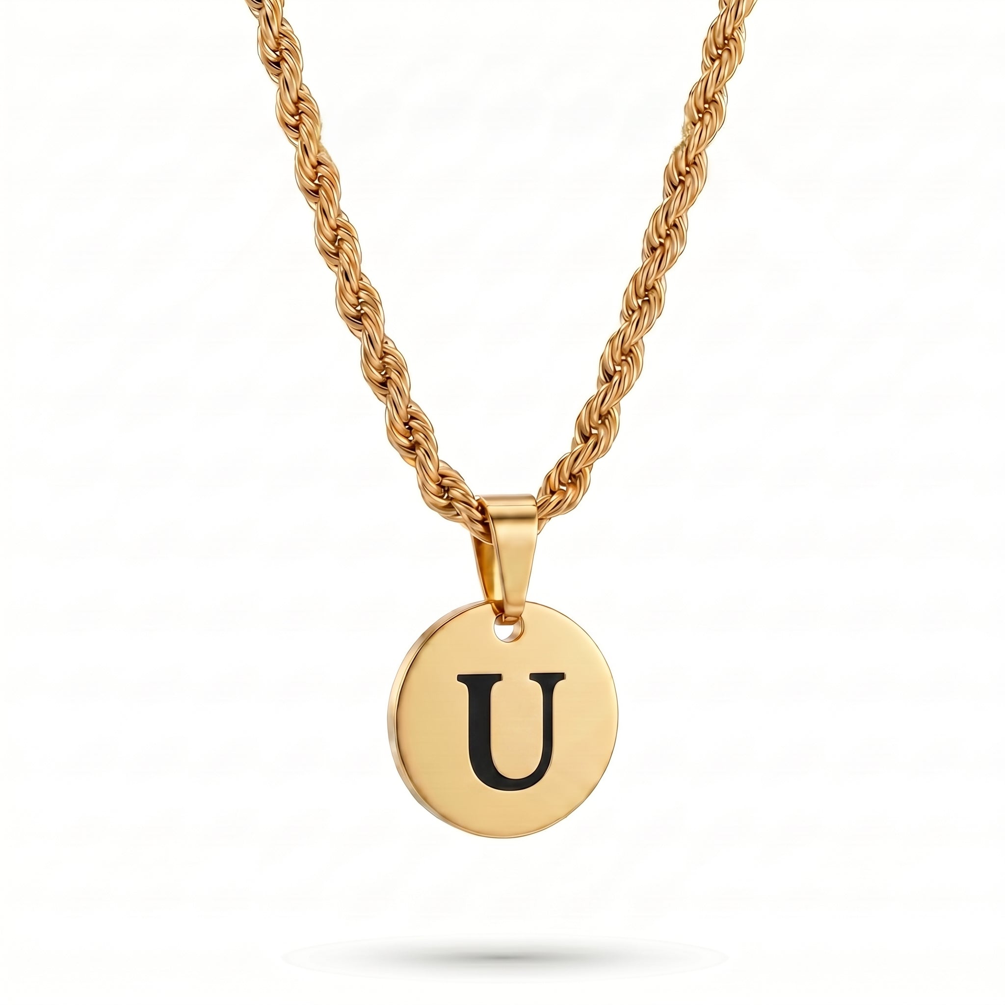 Initial Necklace "Medallion"
