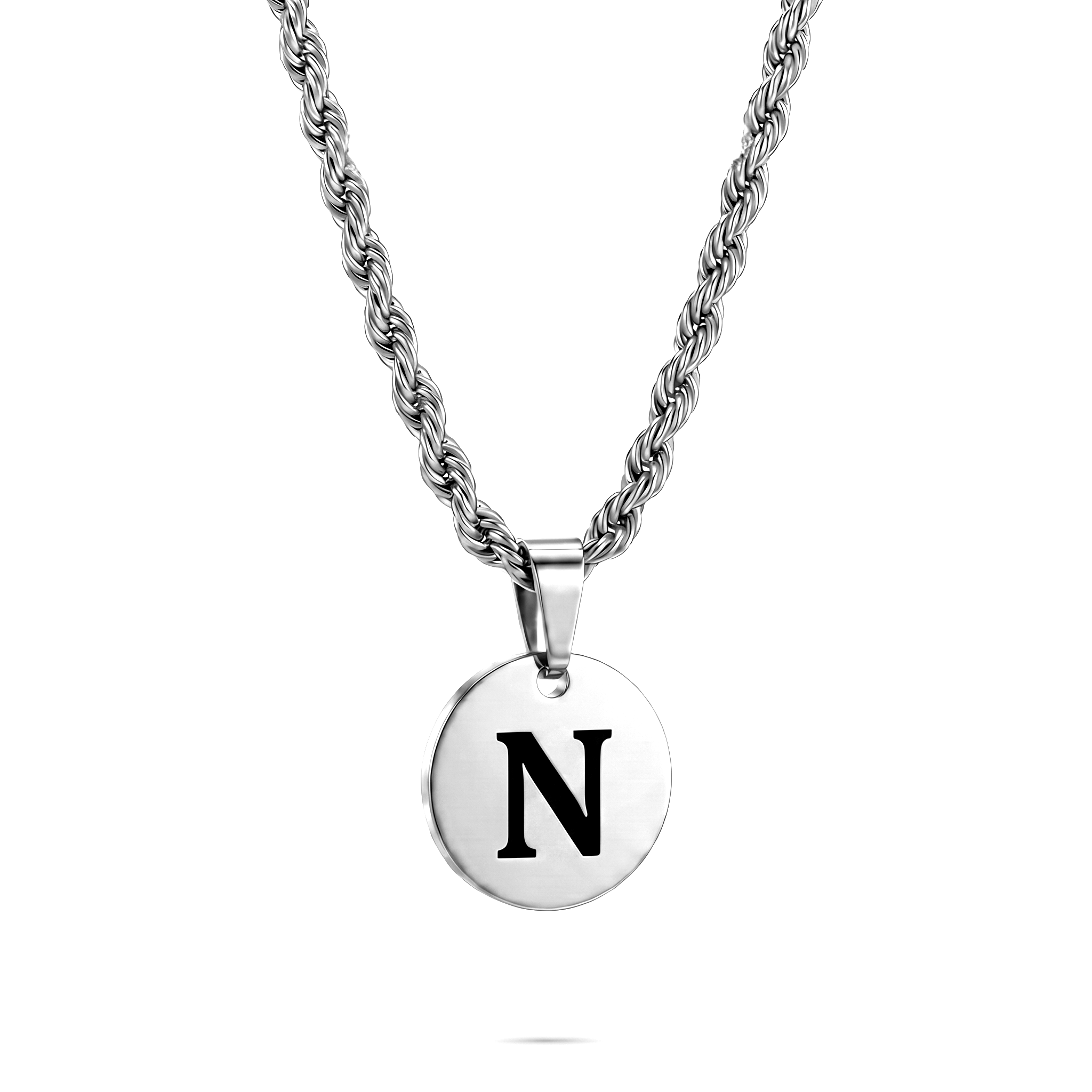 Initial Necklace "Medallion"